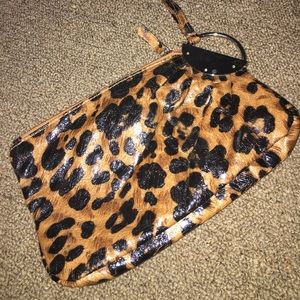 Animal Print Wristlet